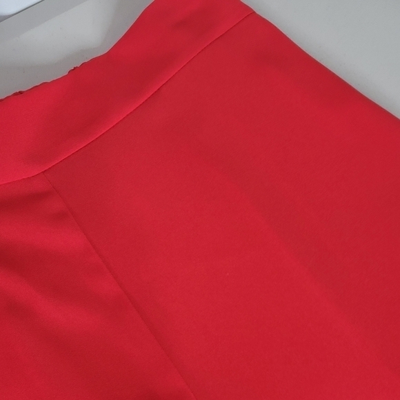 Leith RED Easy Crop High Rise Wide Leg Pants - Size L - Picture 4 of 14